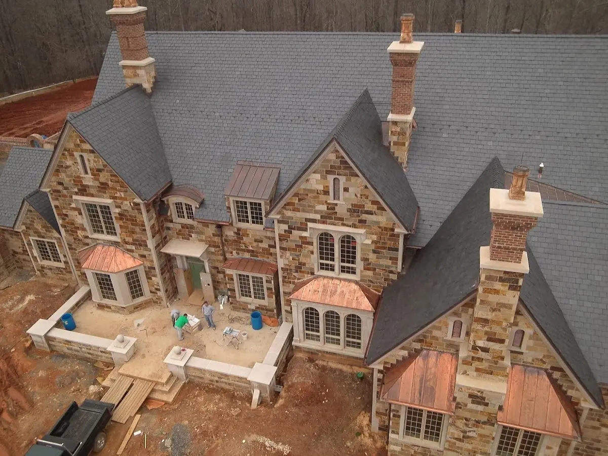 Craftsman Roofing Slate Roof Repair project in Pikes Peak Park